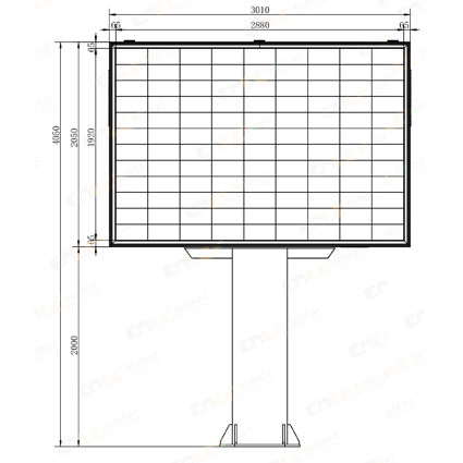 Estructura Monoposte