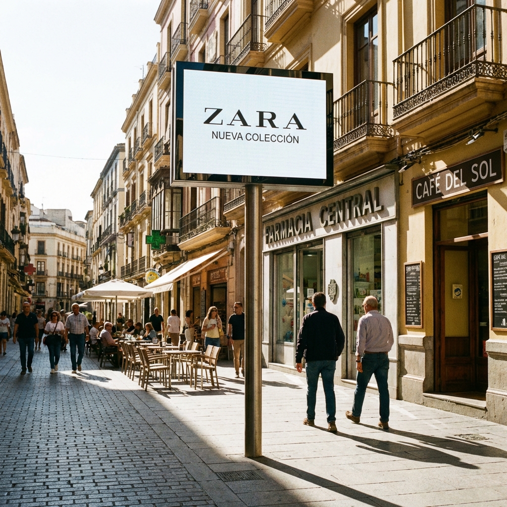 Monoposte LED Urbano Pequeño Comercio